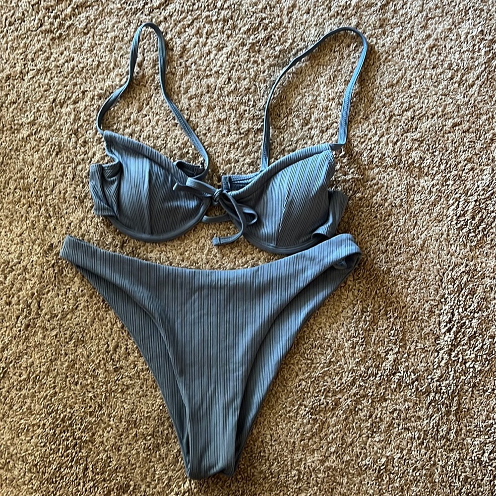 New Two Piece Blue Bikini